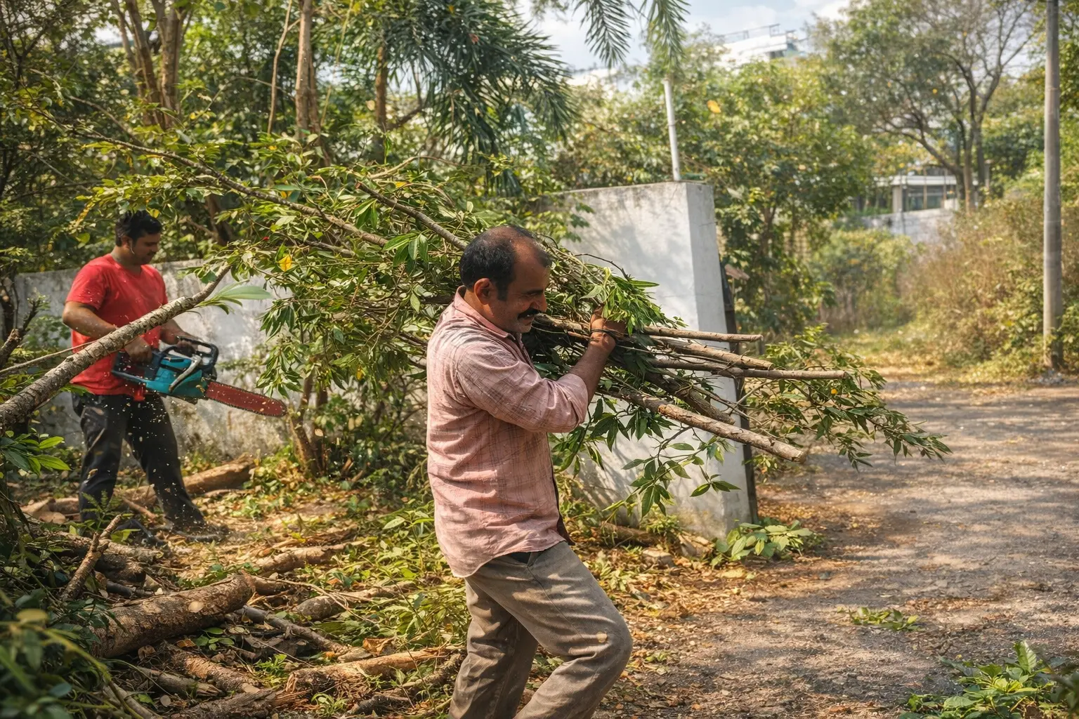 Highway Tree Cutting Project Completed